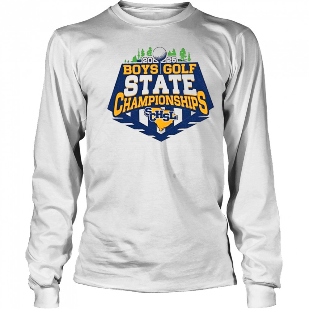 2025 Boys Boys Golf State Championships SCHSL shirt Long Sleeved