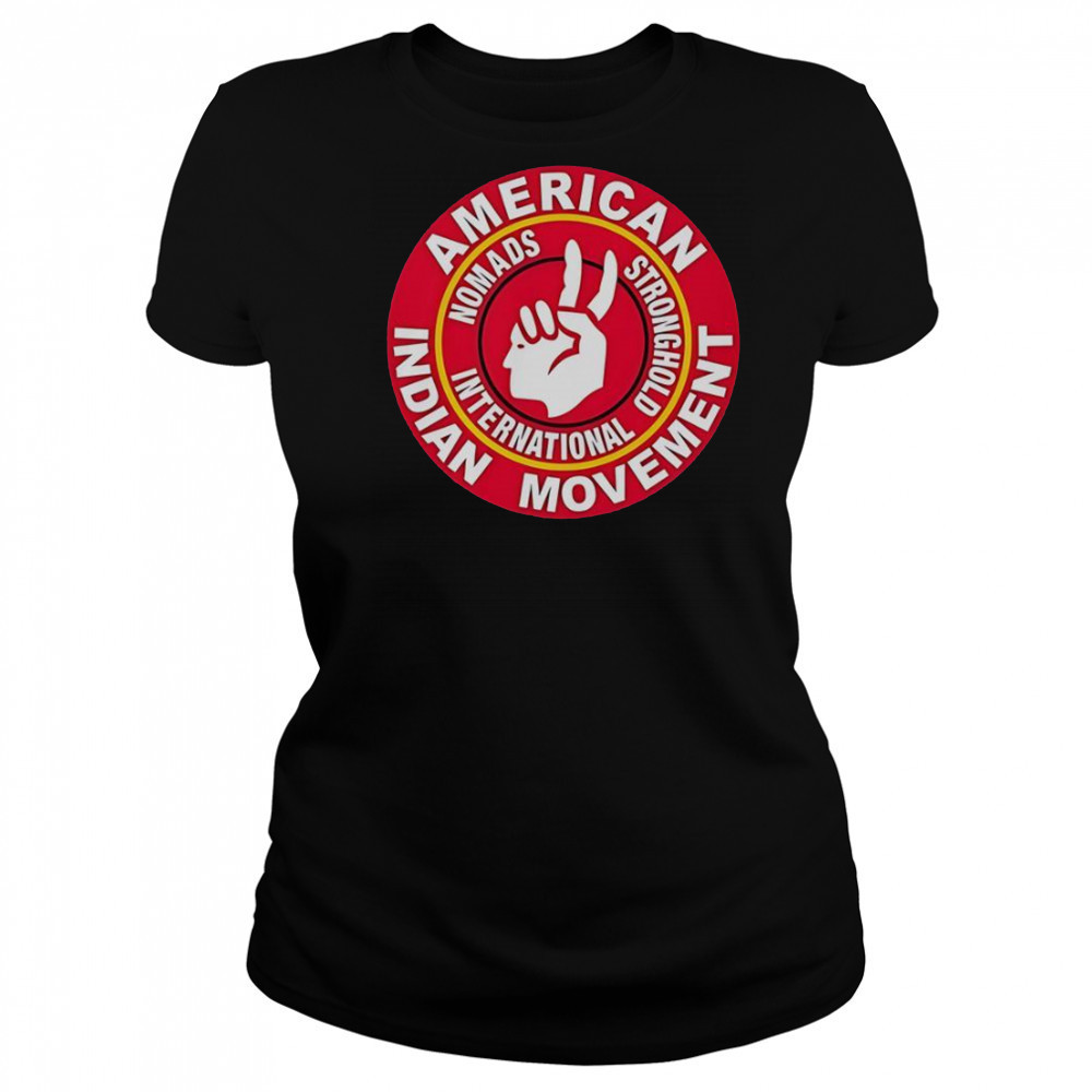 American Indian Movement Nomads Stronghold International Logo T-Shirt Women's T-shirt