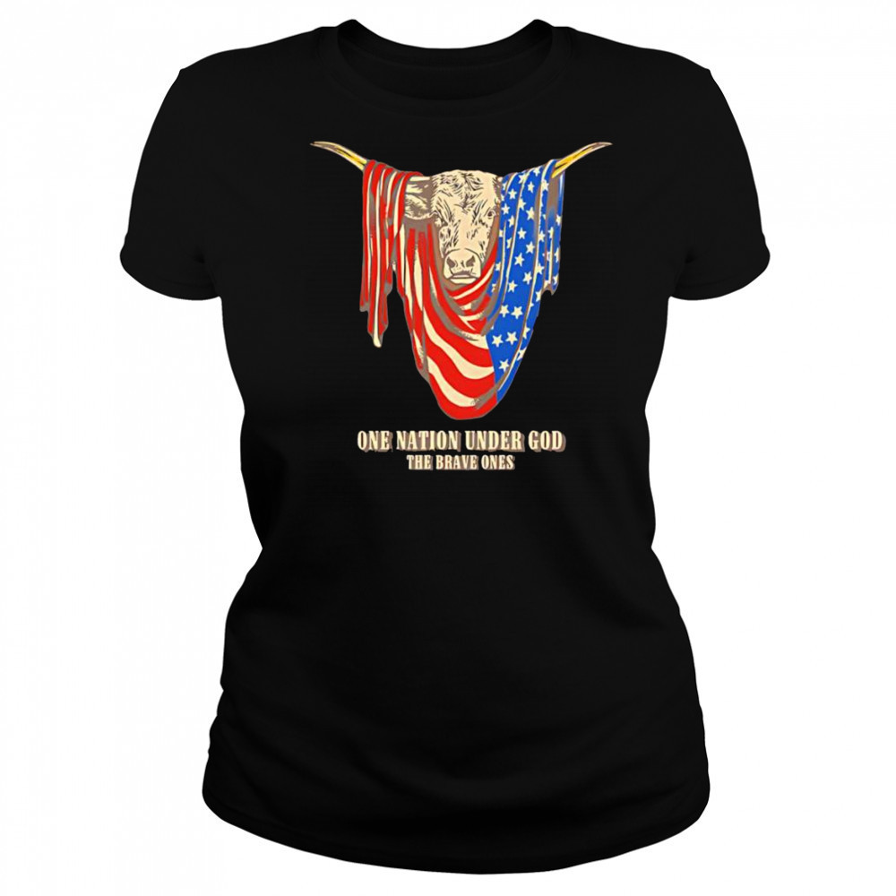 American Longhorn one nation under God shirt Women's T-shirt