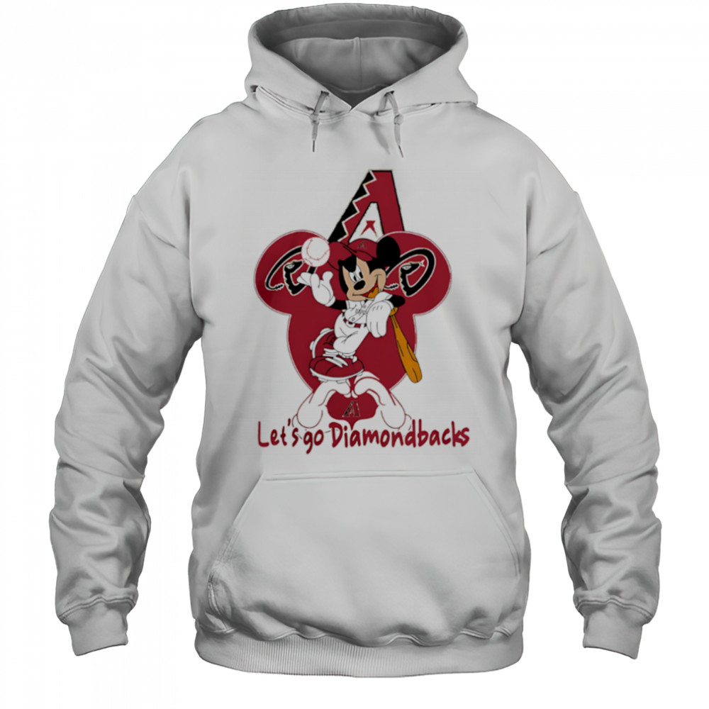 Arizona Diamondbacks Mickey Mouse Love Let’s Go Diamondbacks shirt Hoodie