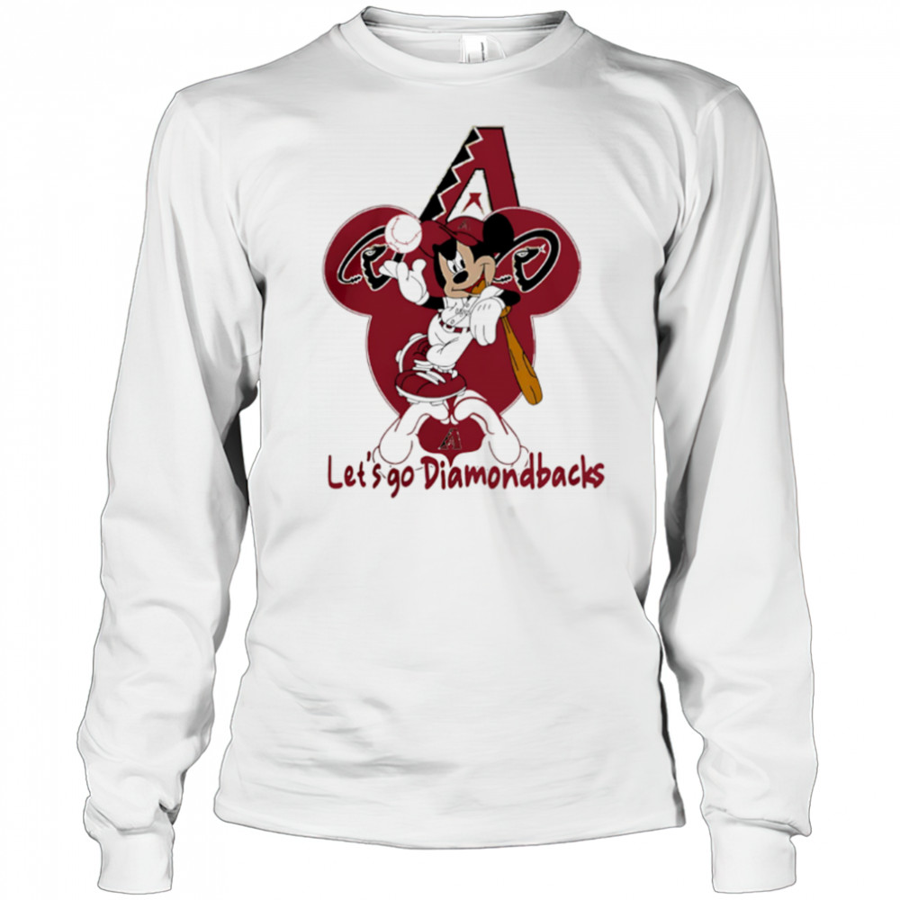 Arizona Diamondbacks Mickey Mouse Love Let’s Go Diamondbacks shirt Long Sleeved