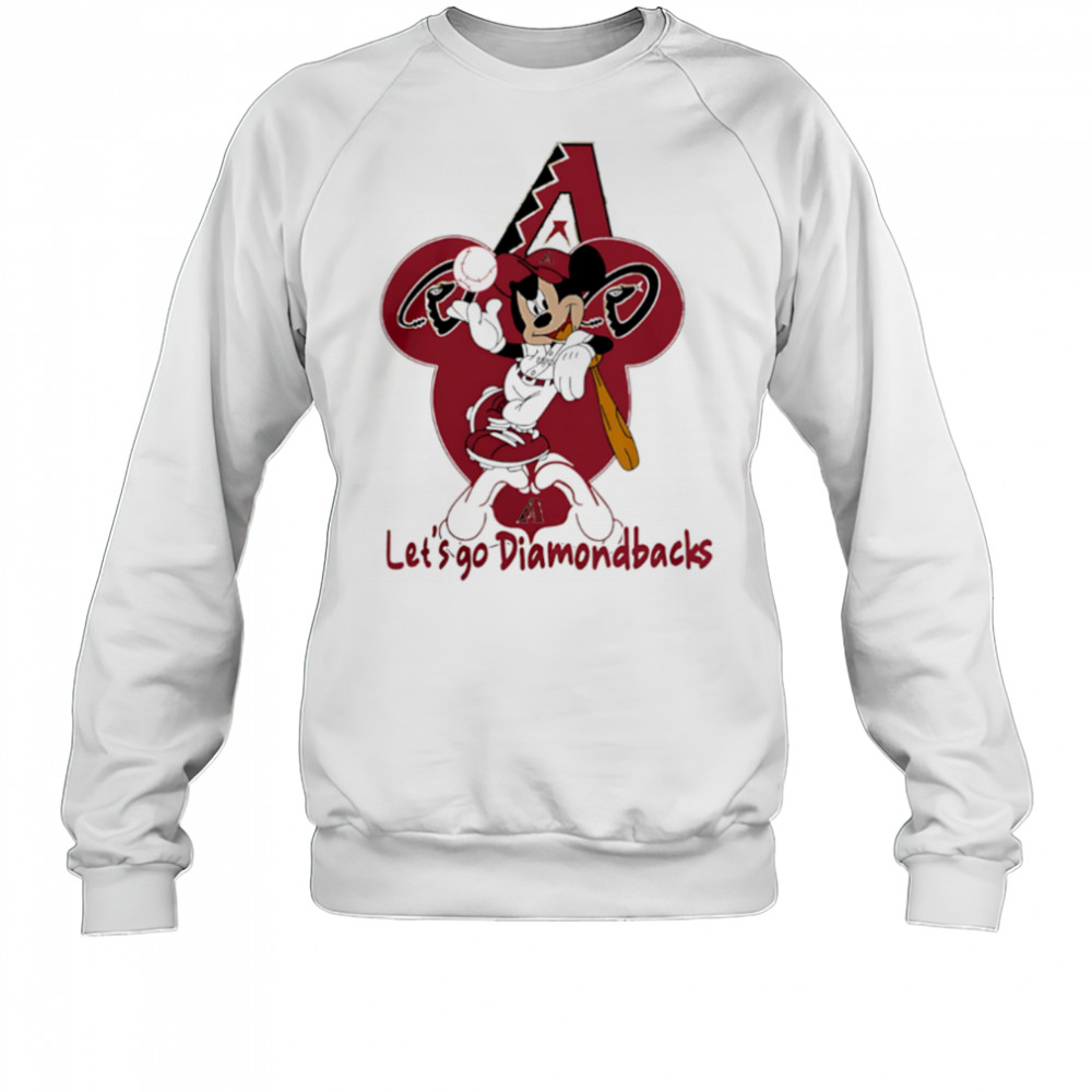 Arizona Diamondbacks Mickey Mouse Love Let’s Go Diamondbacks shirt Sweatshirt