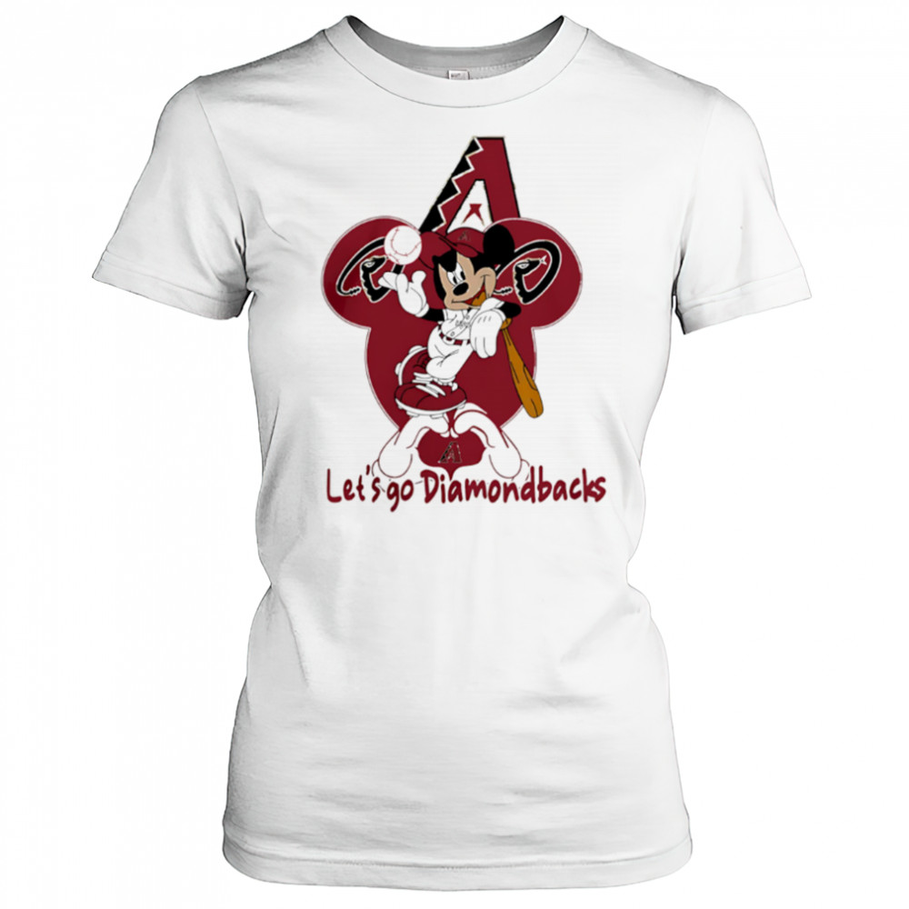 Arizona Diamondbacks Mickey Mouse Love Let’s Go Diamondbacks shirt Women's T-shirt