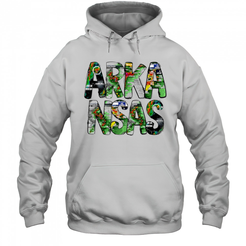 Arkansas Big letter shirt Hoodie