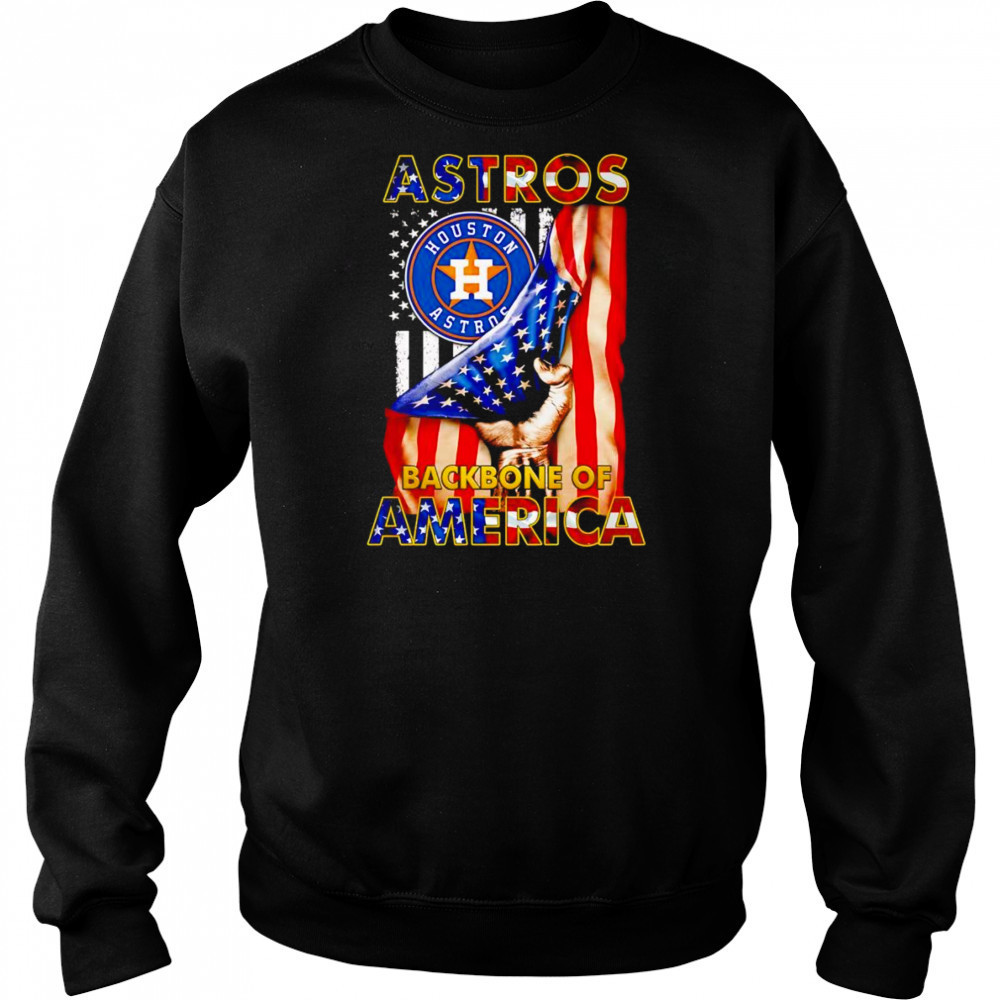 Astros backbone of America flag shirt Hoodie