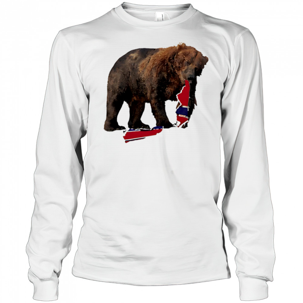 Awesome Bear Bruin Hockey Boston shirt Long Sleeved