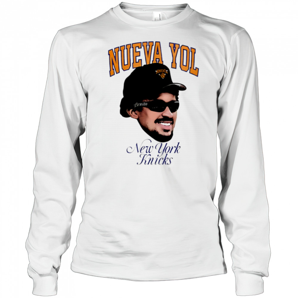 Bad Bunny Nuevayol Knicks Benito Fan New York Knicks Basketball shirt Long Sleeved