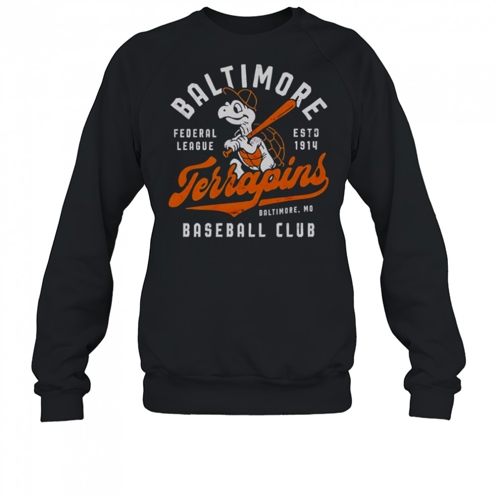 Baltimore Terrapins Maryland Baseball Vintage T-Shirt Sweatshirt