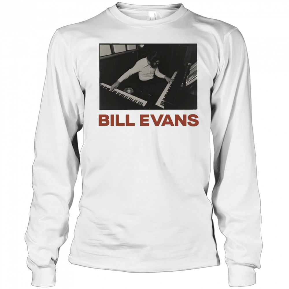 Bill Evans Piano T-Shirt Long Sleeved