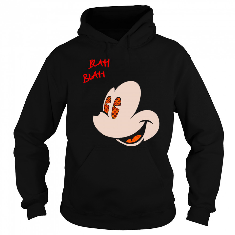 Blah Blah Big Face Mickey shirt Sweatshirt