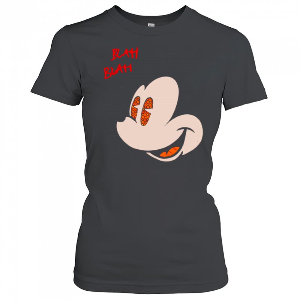 Blah Blah Big Face Mickey shirt Women's T-shirt