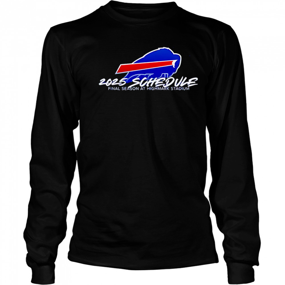 Buffalo Bills Highmark Stadium Farewell Season 2025 logo shirt Long Sleeved