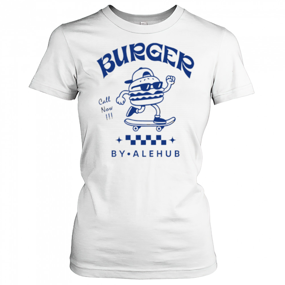 Burgers Call New By Alehub Sandwiches roller skating shirt Women's T-shirt