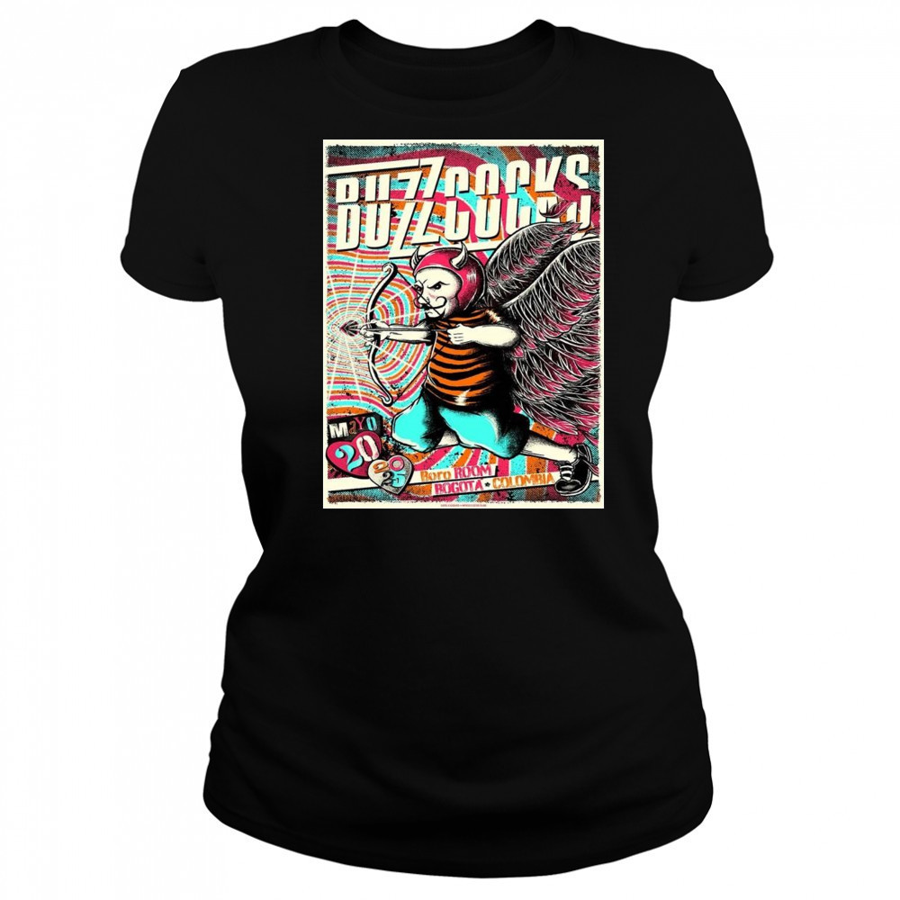 Buzzcocks Gig Poster For Bogota Colombia At Boro Room On May 20 2025 Shirt Women's T-shirt