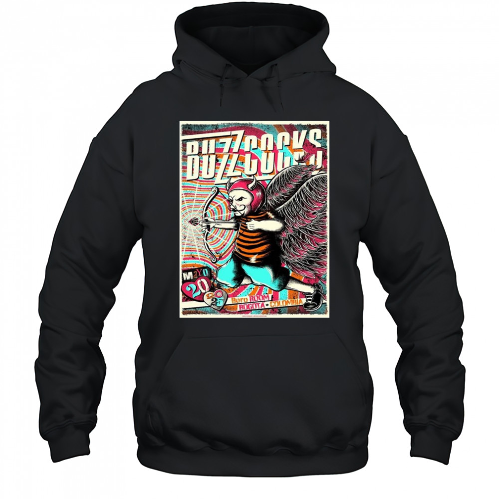 Buzzcocks Gig Poster For Bogota Colombia At Boro Room On May 20 2025 Shirt Hoodie