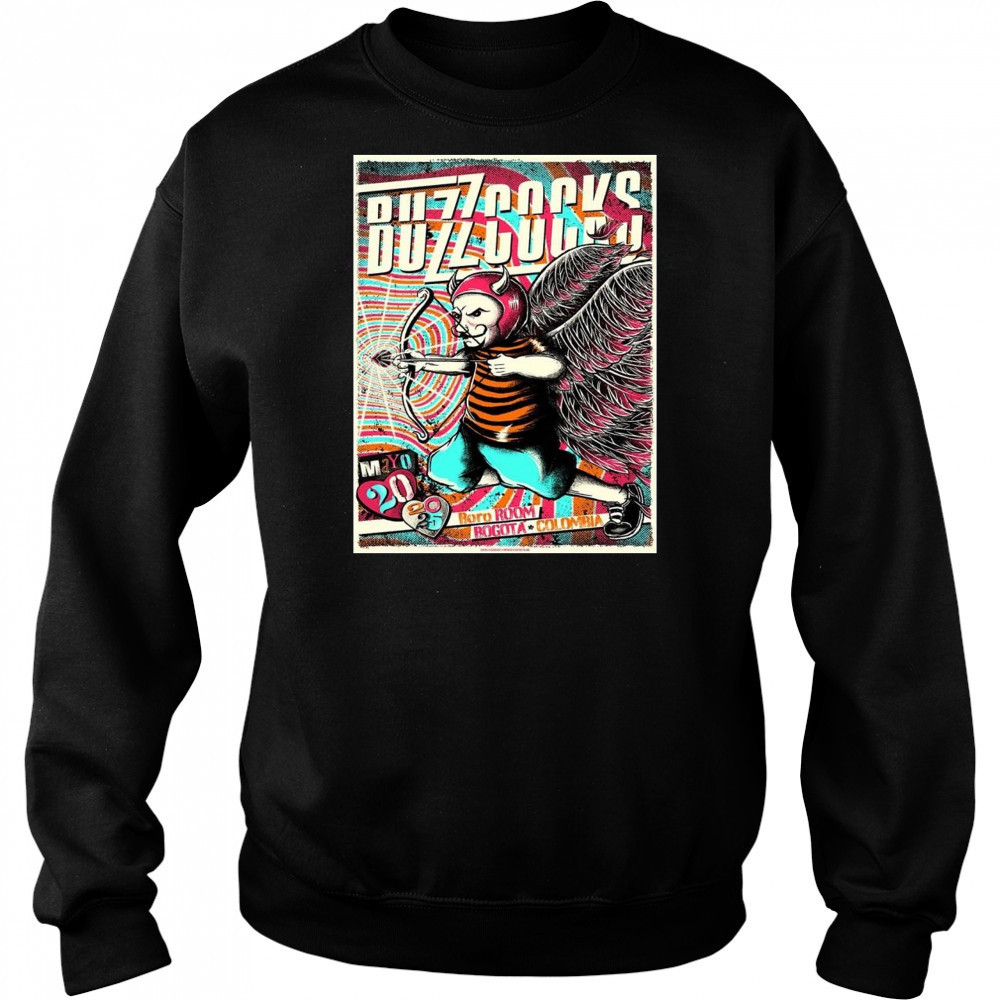 Buzzcocks Gig Poster For Bogota Colombia At Boro Room On May 20 2025 Shirt Hoodie