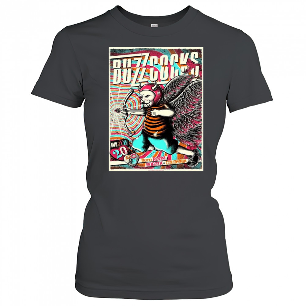 Buzzcocks Gig Poster For Bogota Colombia At Boro Room On May 20 2025 Shirt Women's T-shirt