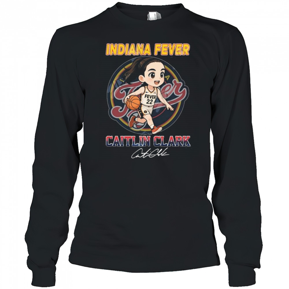 Caitlin Clark X Indiana Fever 2025 Signature Shirt Long Sleeved