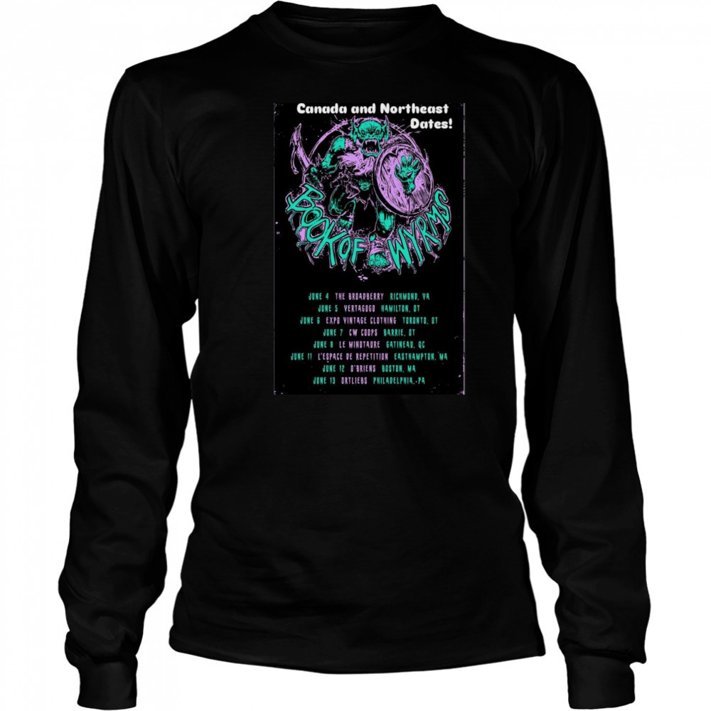 Canada And Northeast Dates 2025 June Shirt Long Sleeved