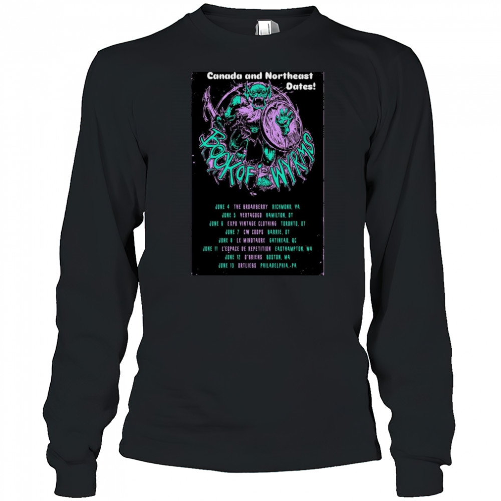 Canada And Northeast Dates 2025 June Shirt Long Sleeved