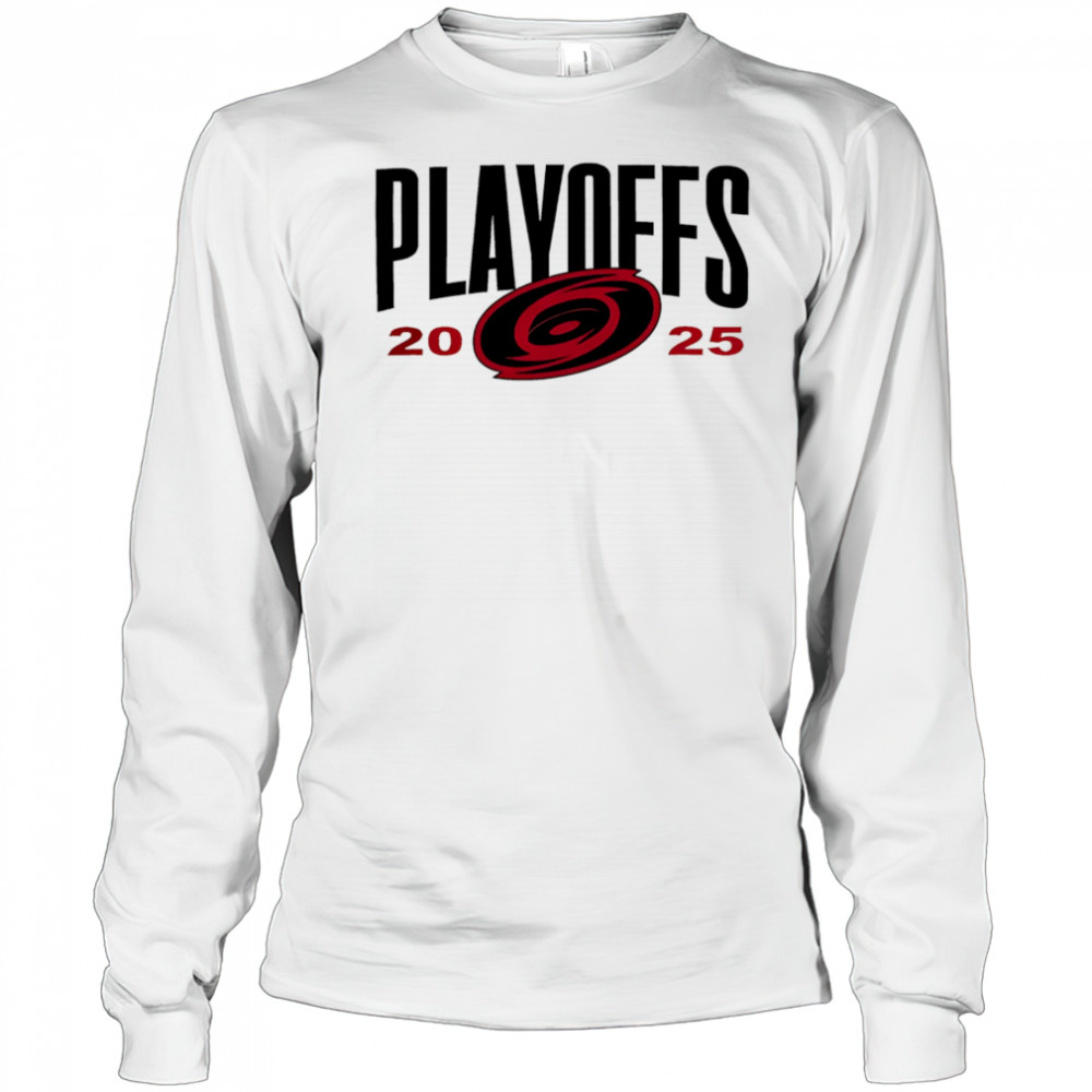 Carolina Hurricanes 2025 Rinky Playoff shirt Long Sleeved