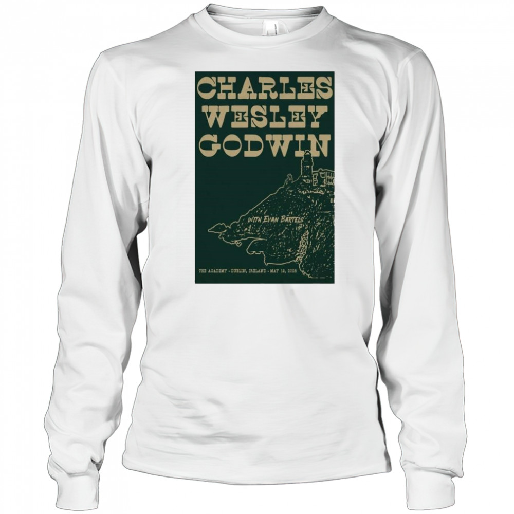 Charles Wesley Godwin The Academy Dublin Ireland May 19 2025 Concert t-shirt Long Sleeved