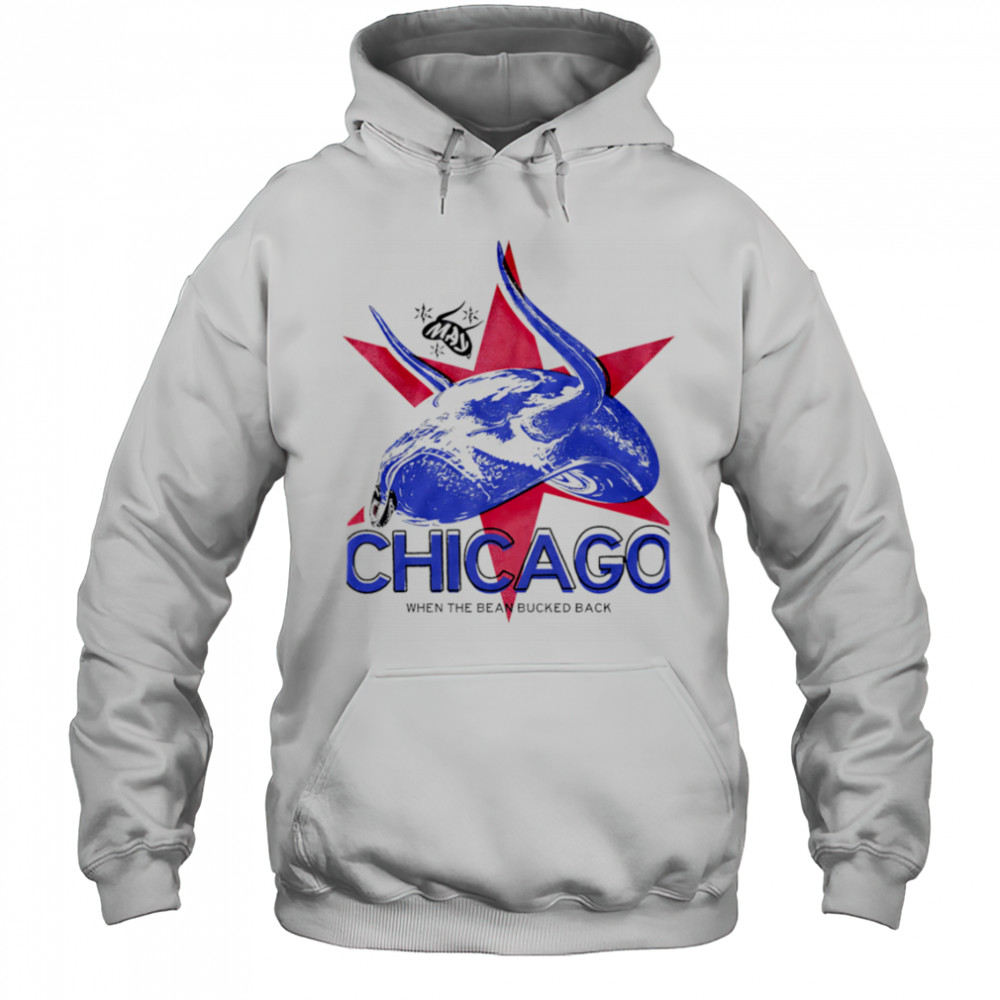 Chicago When The Bean Bucked Back shirt Hoodie