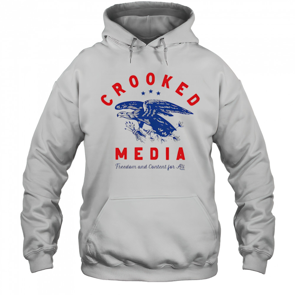 Crooked eagle freedom and content for all shirt Hoodie