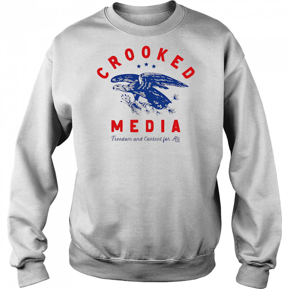 Crooked eagle freedom and content for all shirt Hoodie