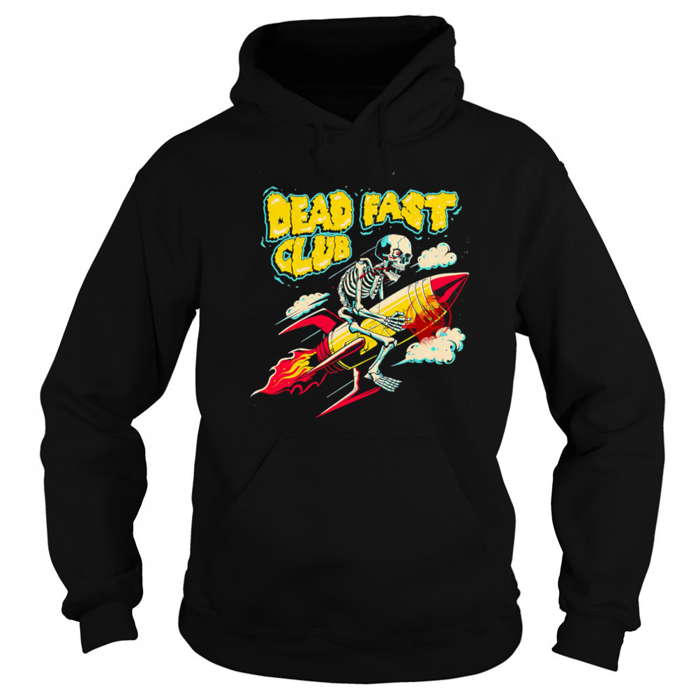 Dead Fast Club rocket riding skeleton shirt Sweatshirt