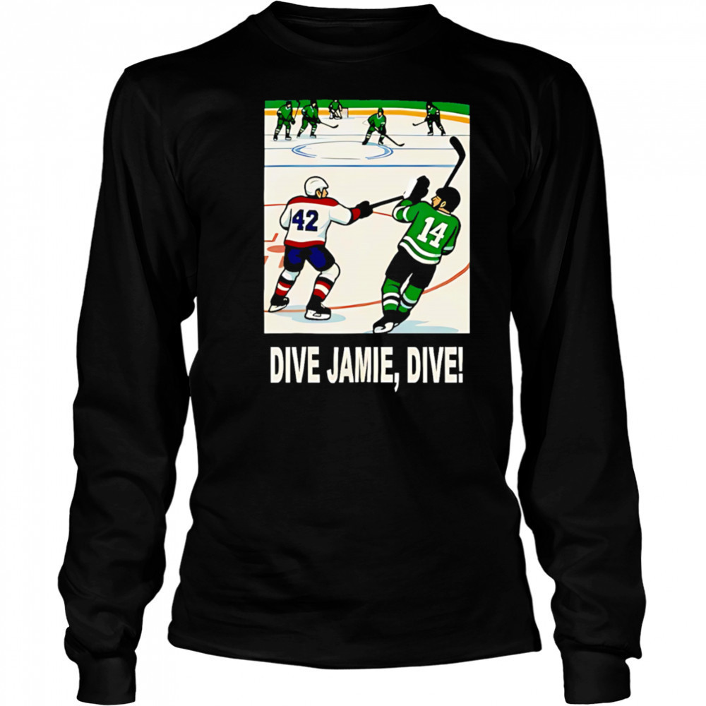 Dive Jamie Dive hockey shirt Long Sleeved