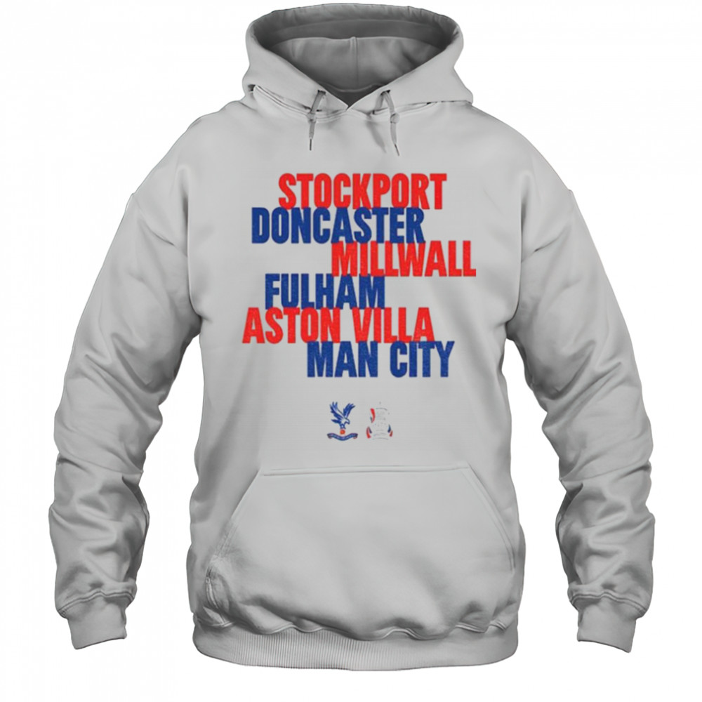 FA Cup Winners Crystal Palace Football Club players 24 25 shirt Hoodie