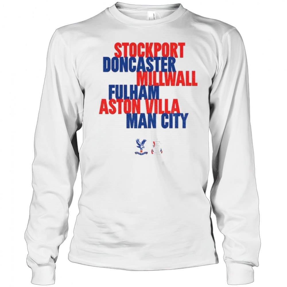 FA Cup Winners Crystal Palace Football Club players 24 25 shirt Long Sleeved