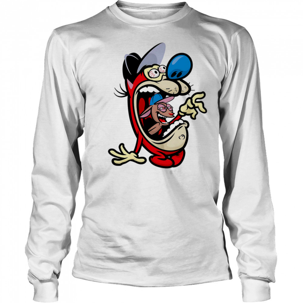 Fitted Madness cartoon mascot shirt Long Sleeved