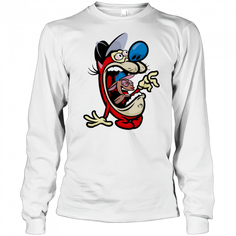 Fitted Madness cartoon mascot shirt Long Sleeved