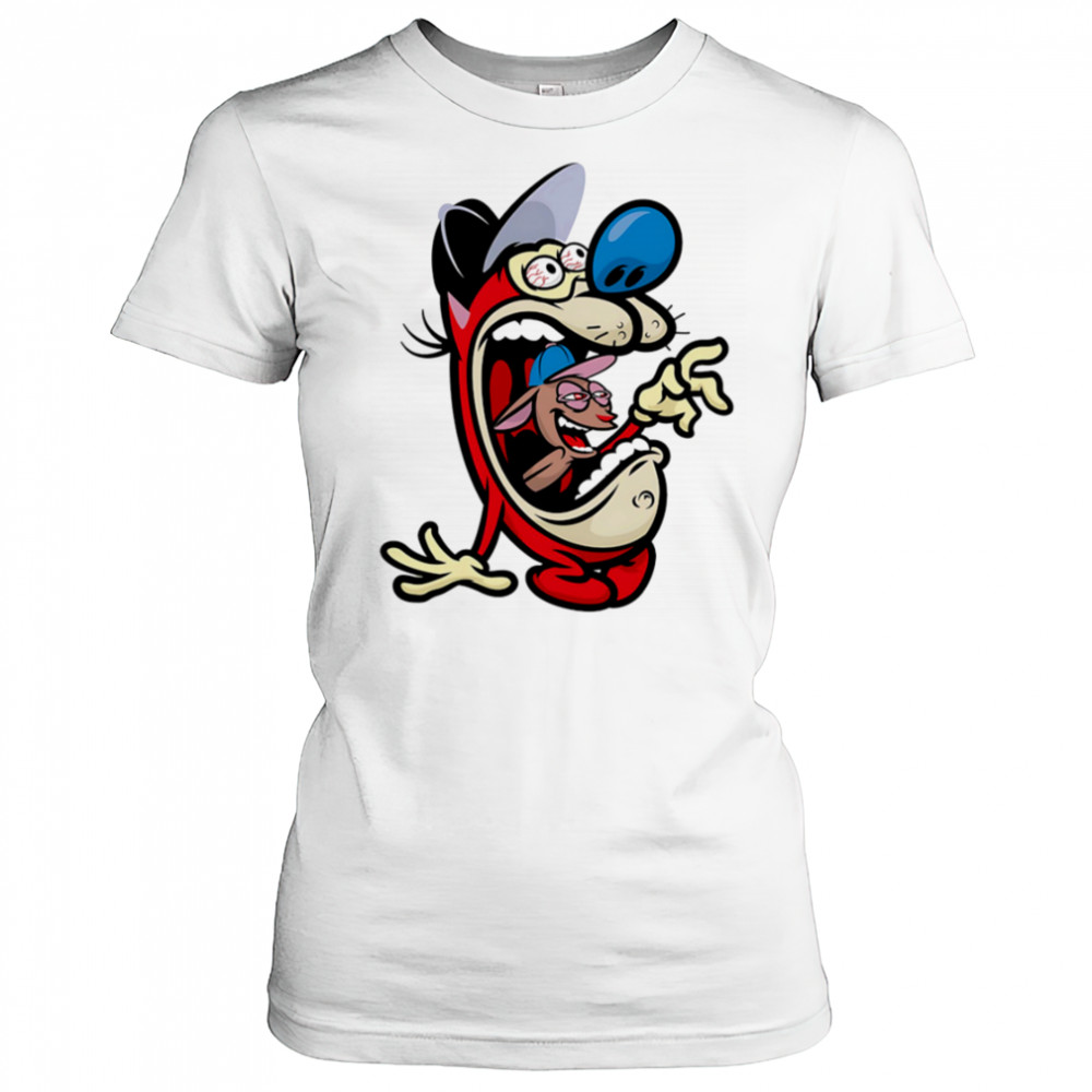 Fitted Madness cartoon mascot shirt Women's T-shirt