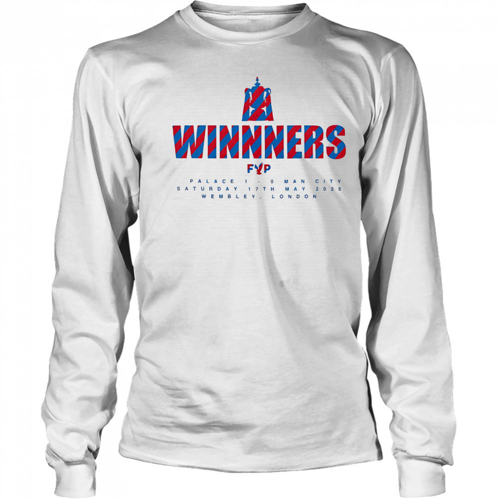 Five Year Plan winners Crystal Palace shirt Long Sleeved