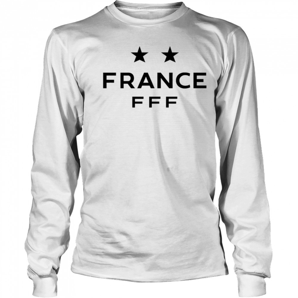 France F F F French Football Federation shirt Long Sleeved