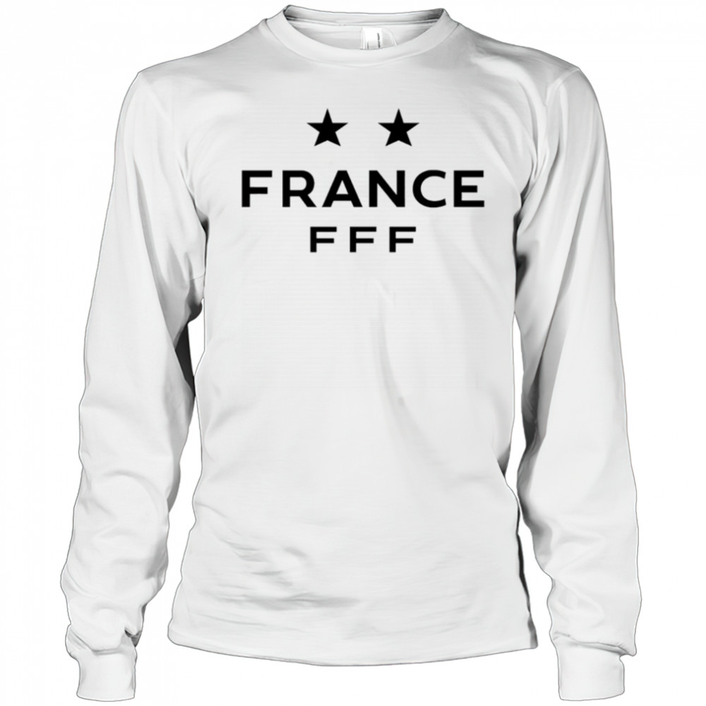 France F F F French Football Federation shirt Long Sleeved
