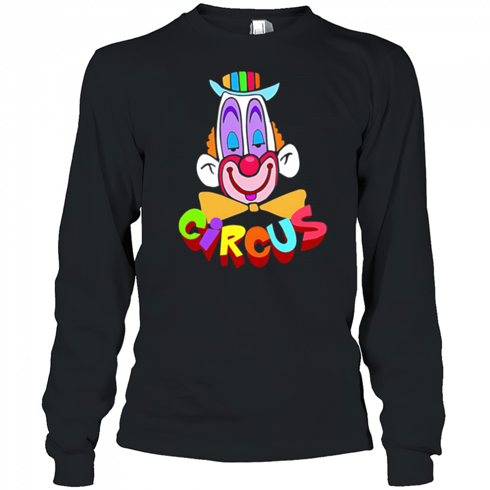 Funny Clown Circus Face shirt Long Sleeved