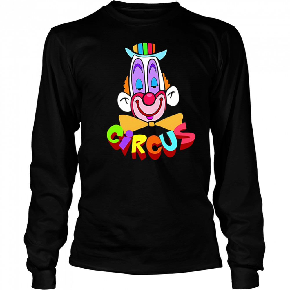 Funny Clown Circus Face shirt Long Sleeved