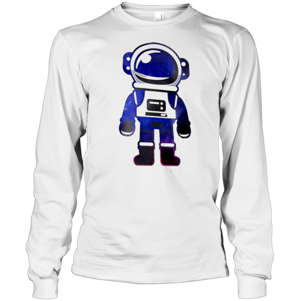 Galaxy bobot astronaut shirt Long Sleeved