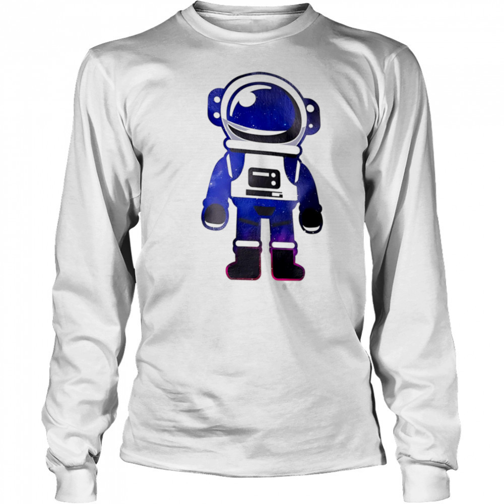 Galaxy bobot astronaut shirt Long Sleeved