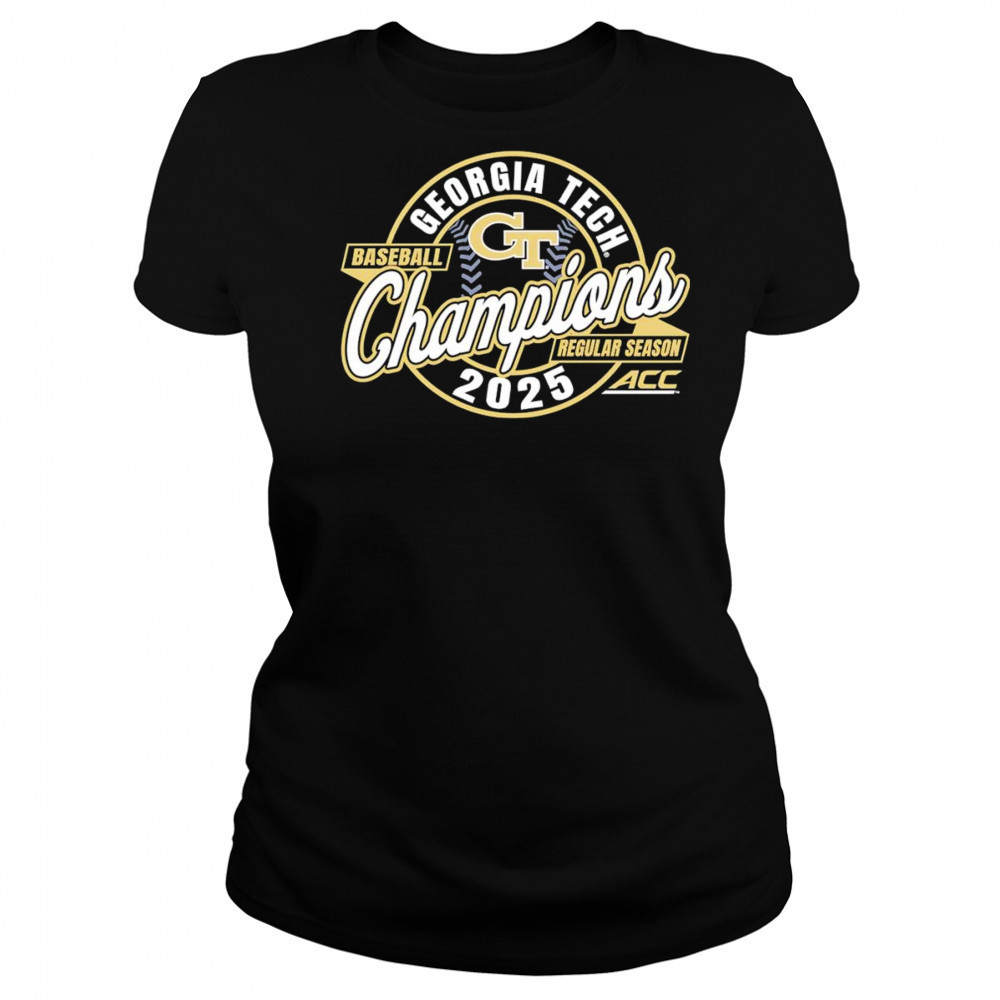 Georgia Tech Yellow Jackets 2025 ACC Baseball Regular Season Champions shirt Women's T-shirt