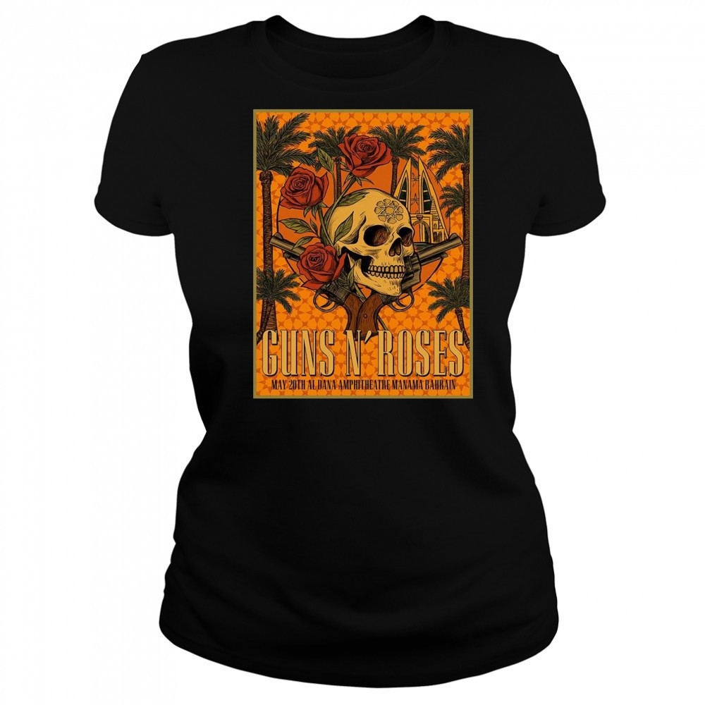 Guns N Roses Bahrain 2025 Al Dana Amphitheatre Manama Bahrain On May 20 2025 Shirt Women's T-shirt