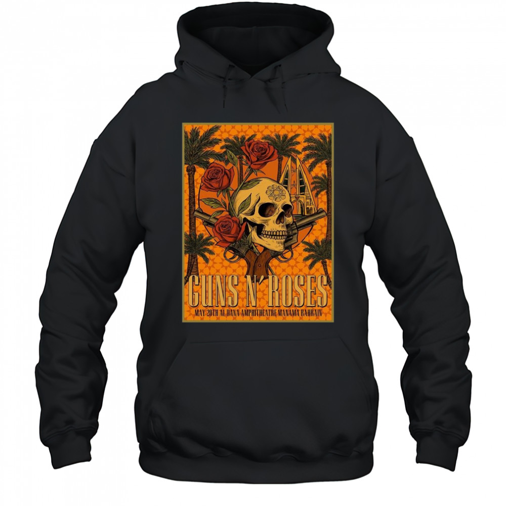 Guns N Roses Bahrain 2025 Al Dana Amphitheatre Manama Bahrain On May 20 2025 Shirt Hoodie
