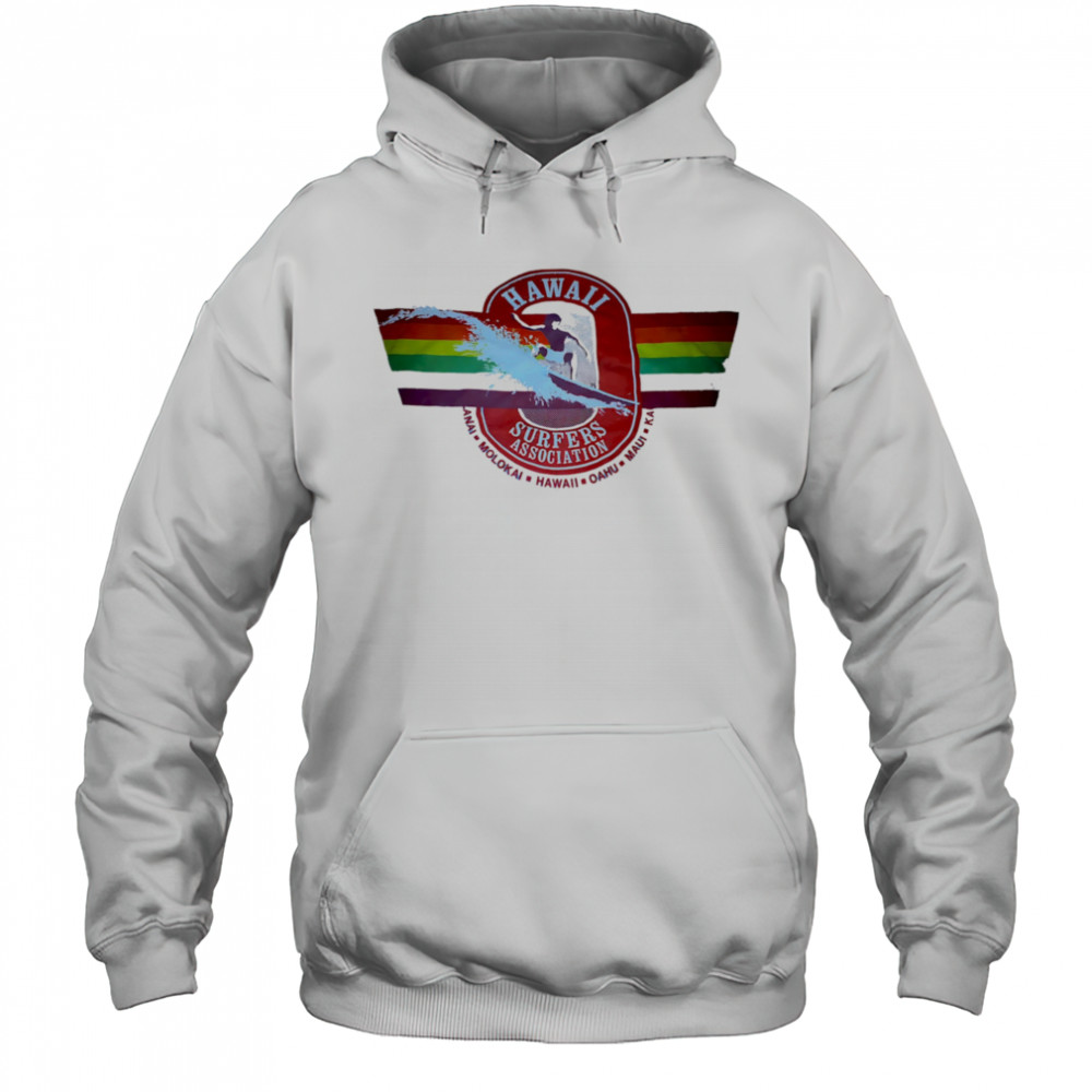 Hawaii Surfers E Associations logo vintage shirt Hoodie