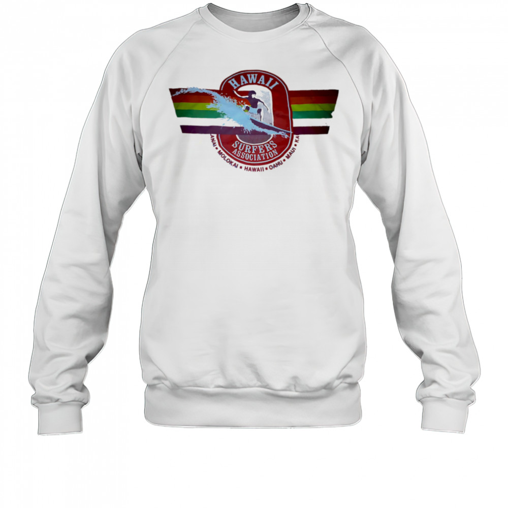 Hawaii Surfers E Associations logo vintage shirt Sweatshirt