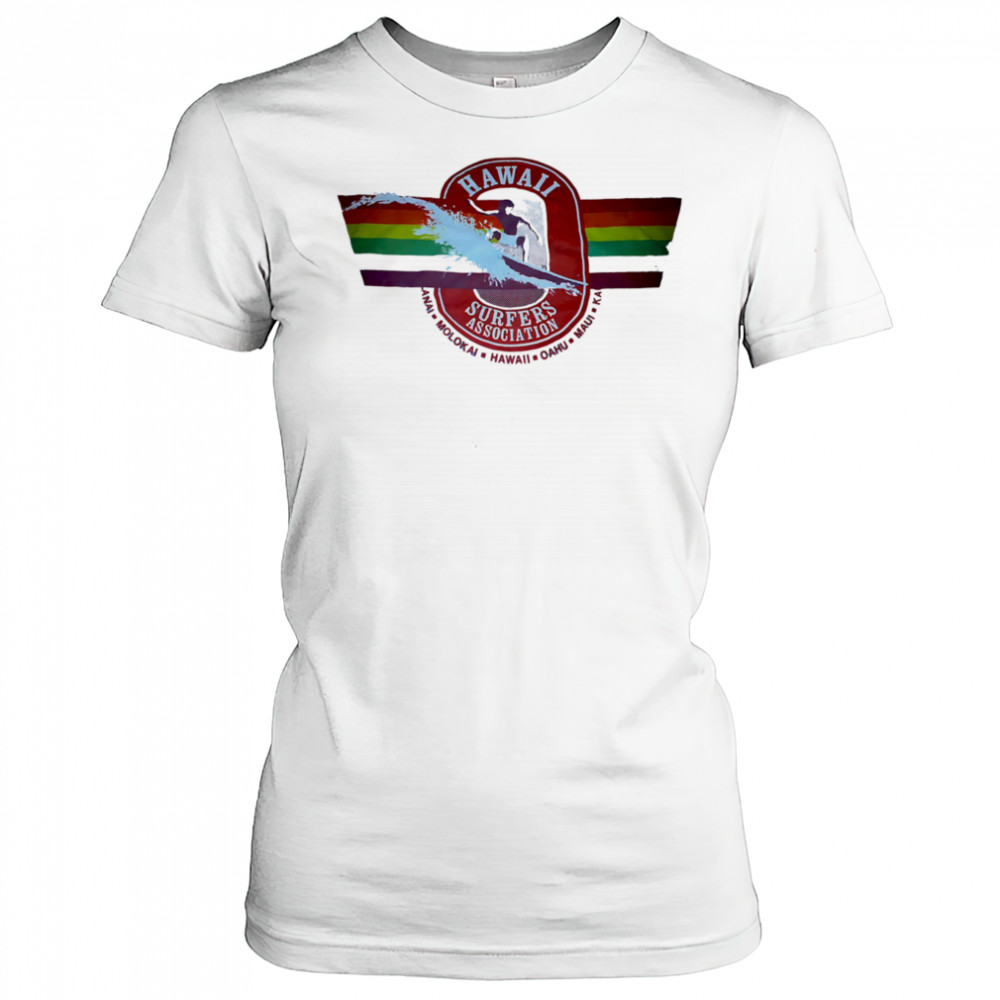 Hawaii Surfers E Associations logo vintage shirt Women's T-shirt