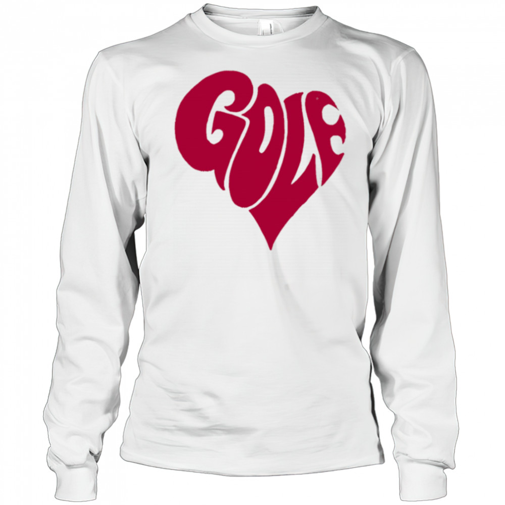 Heart Golf shirt Long Sleeved